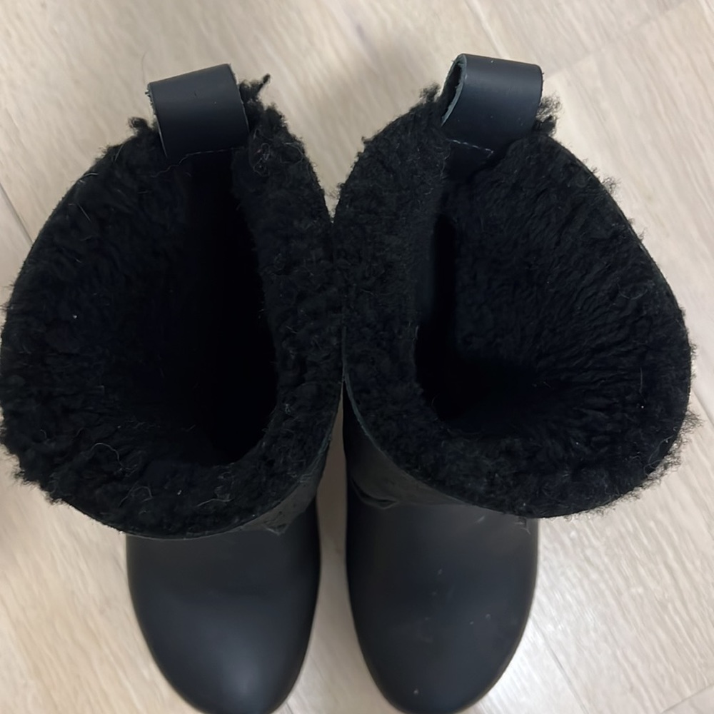 No.6 5” Pull On Shearling Clog Boot On High Heel … - image 3